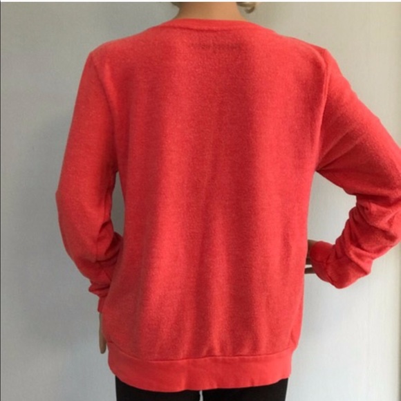 Cozy Pink Sweatshirt Sweater Pullover BarreSocks S - Picture 5 of 5